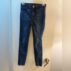 American Eagle Outfitters Dark Blue Skinny Jeans